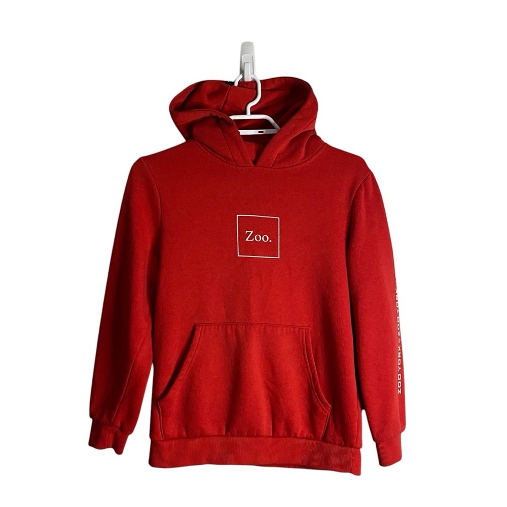 Zoo York Youth Boy's Red Activewear Sweatshirt Hoodie